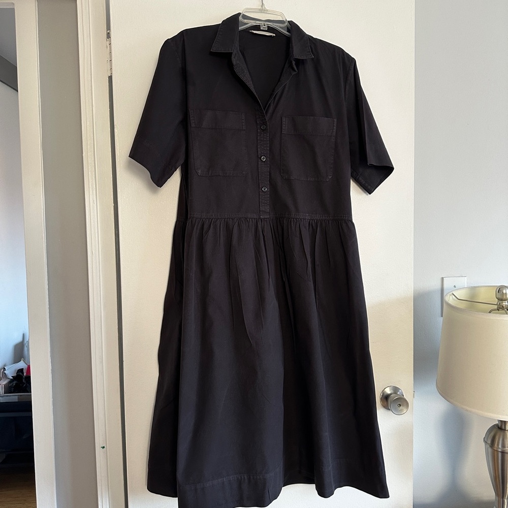 Everlane Cotton Poplin Shirtdress. - Picture 2 of 8